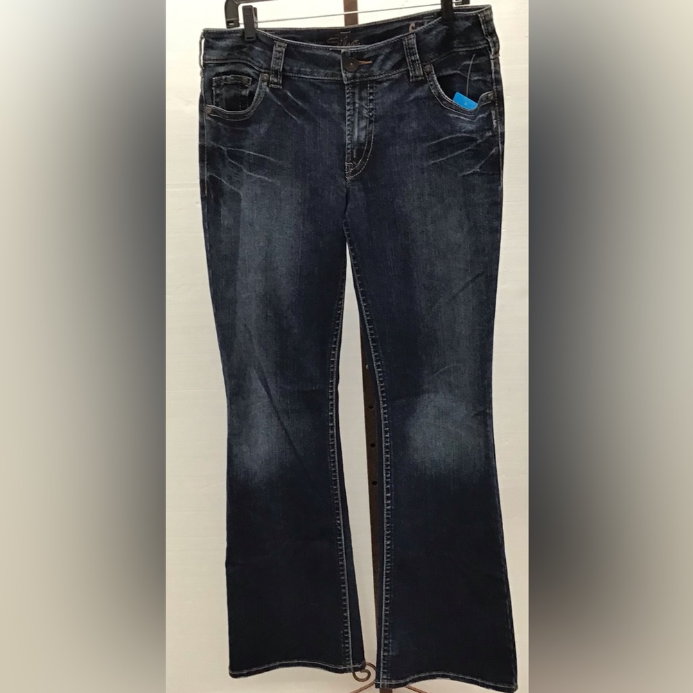Silver Jeans Women's Dark Indigo Flare Jeans